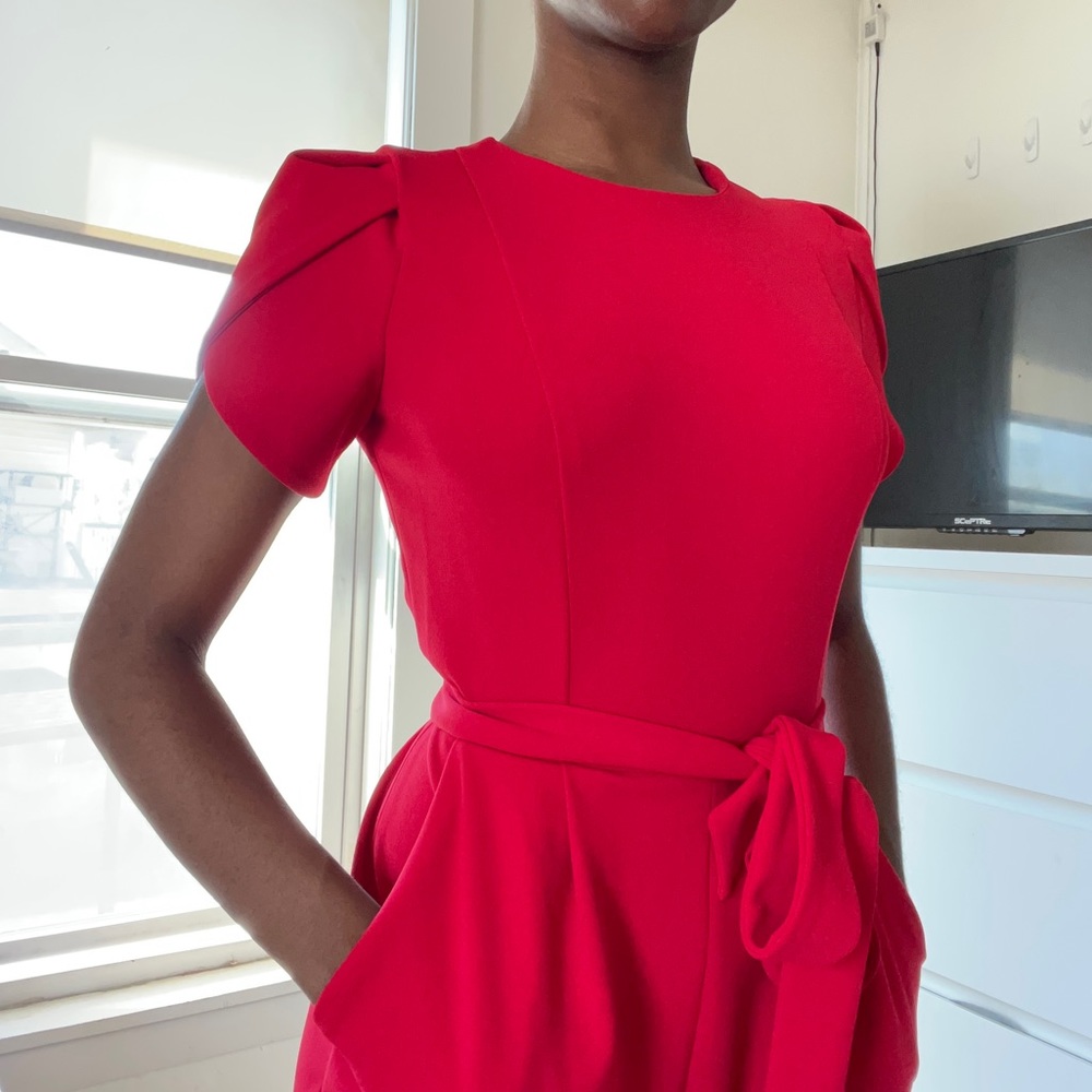 Red Calvin Klein Jumpsuit